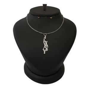 گردنبند نقره زنانه ترمه ۱ طرح اناهیتا کد mas 00471